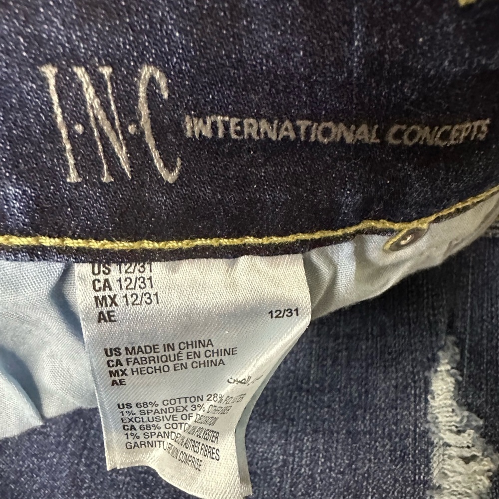INC International concepts cropped jeans - Picture 9 of 11